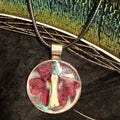 Floral Bone Medallion