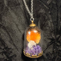 Ember Relic — Butterfly Wing Cloche Necklace