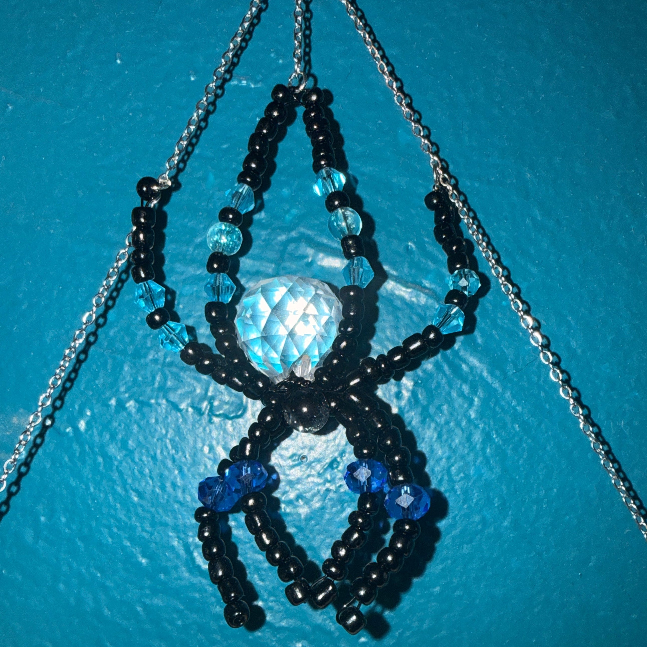 Veil of the Bone Weaver — Hanging Sun Catcher