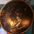 Widow’s Thread — Etched Web Mirror