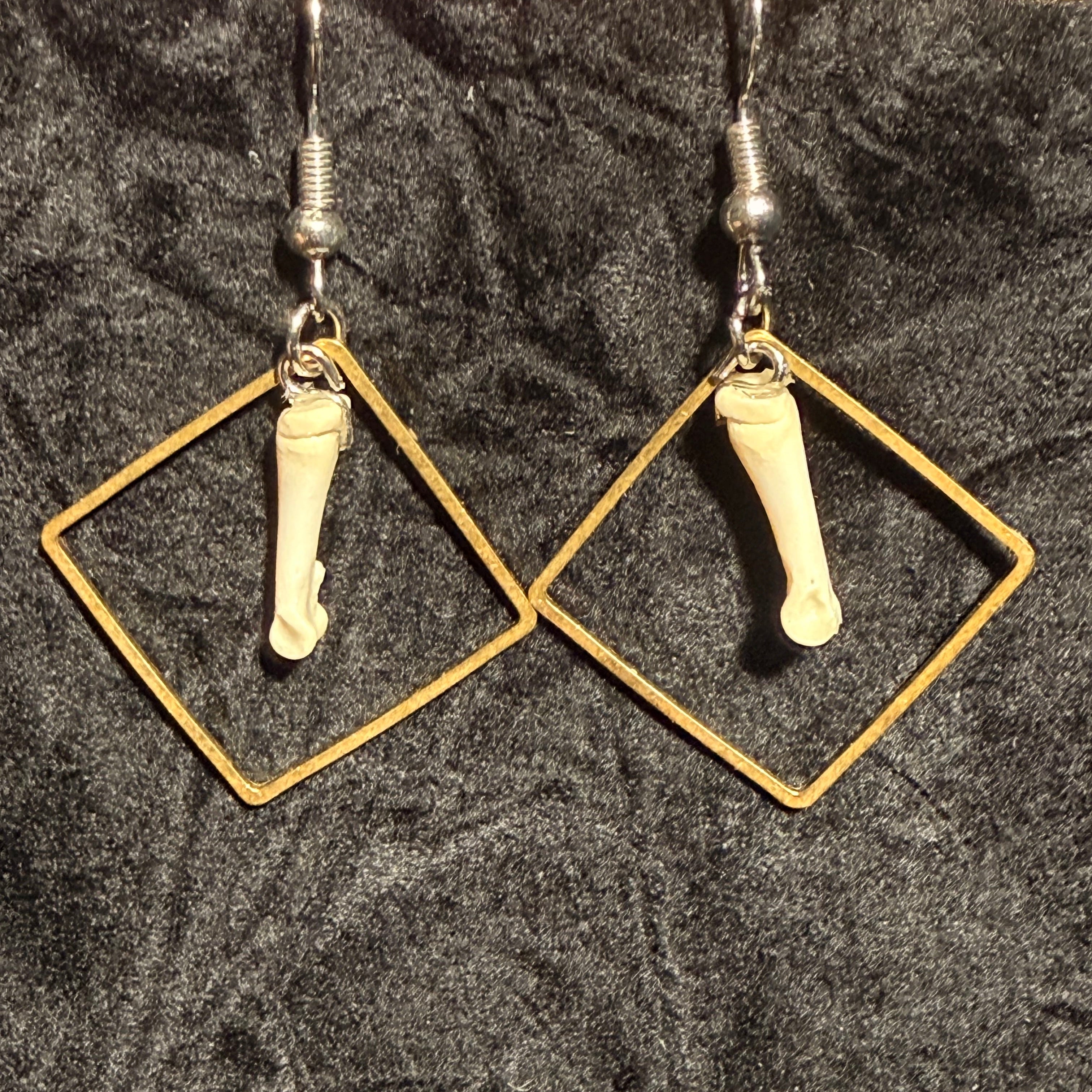 Hollow Grove — Rabbit Bone Earrings